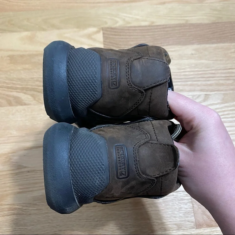 Sperry brown leather